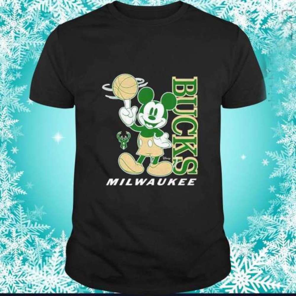 Mickey Mouse Milwaukee Bucks 2021 T Shirt - Picture 1 of 4
